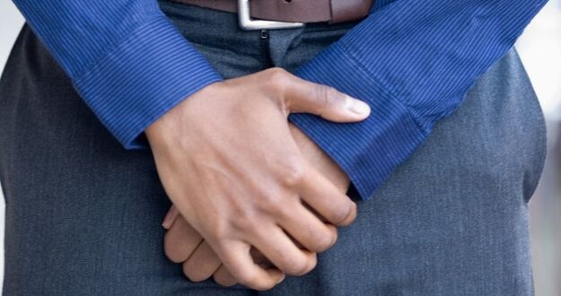 Groin pain as a symptom of prostatitis in a man